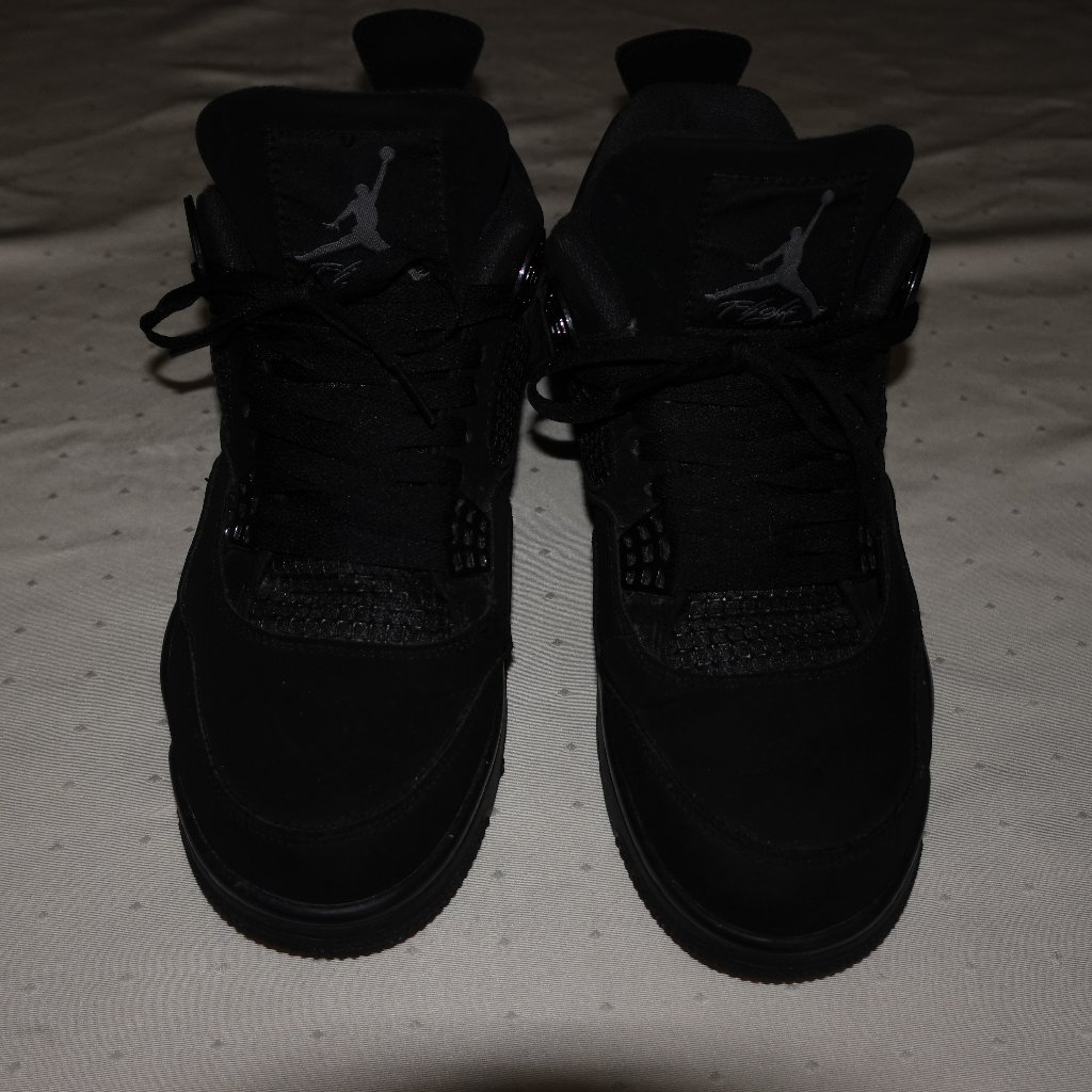 Preowned Air Jordan 2023 Black High Tops Size 105